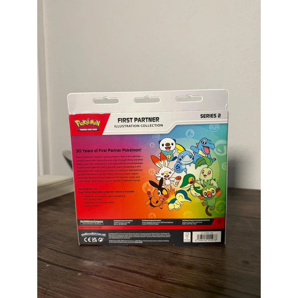 Pokemon TCG First Partner Illustration Collection Series 2 Sealed Box Set